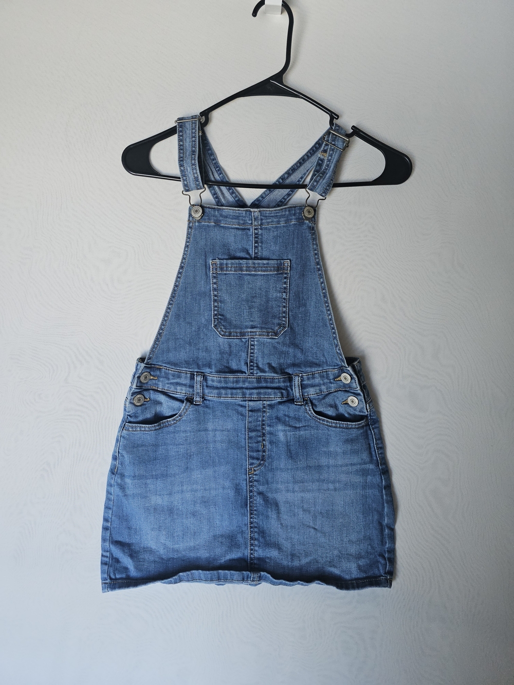 Thereabouts Girls Denim Overall Dress Pinafore Size 12 Eco-Friendly REPREVE